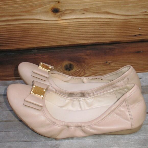 Cole Haan Grand Nude Bow Ballet Flats - Picture 4 of 10